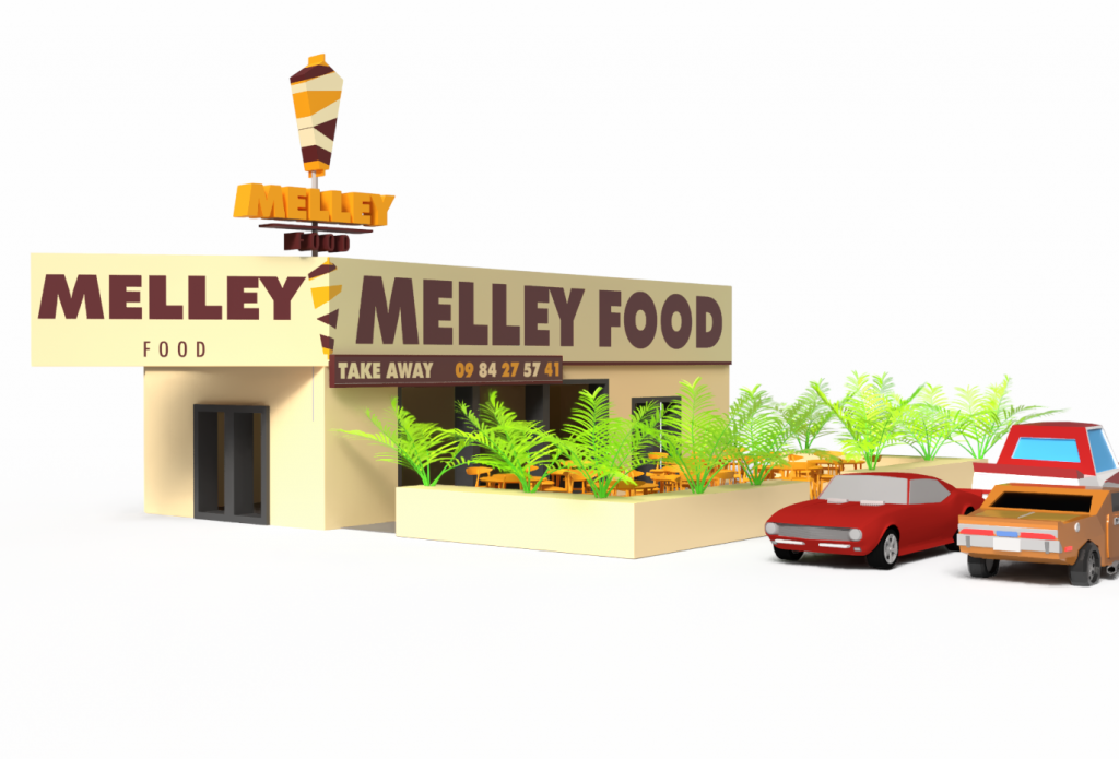 Devanture Melley 3D 3
