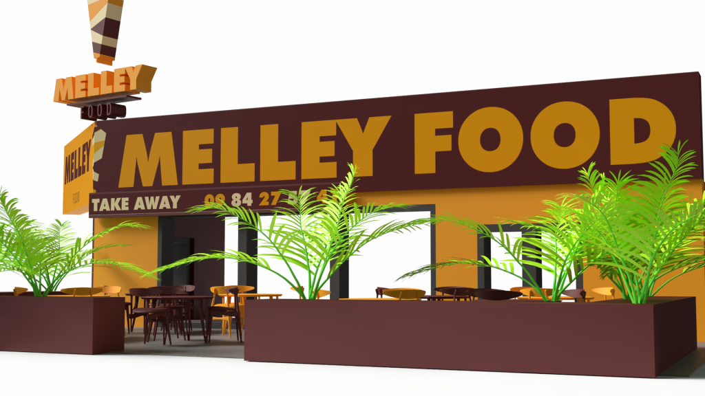 Devanture Melley 3D - V5